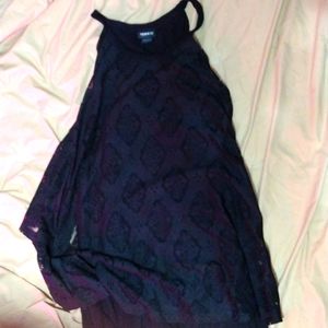 Torrid size 3 black lacey flowy shirt